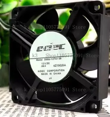 Original CPU Fan for NIDEC D05U-12TS1 5010 DC12V 5CM Silent Maglev Cooling Fan 50*50*10mm
