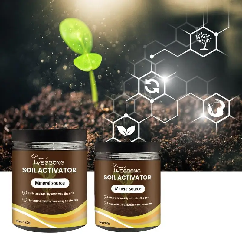 Soil Activator Plant Fertilizer Organic Nutrient For Seed Germination Root Growth Gardening Essential For Indoor Outdoor Plant