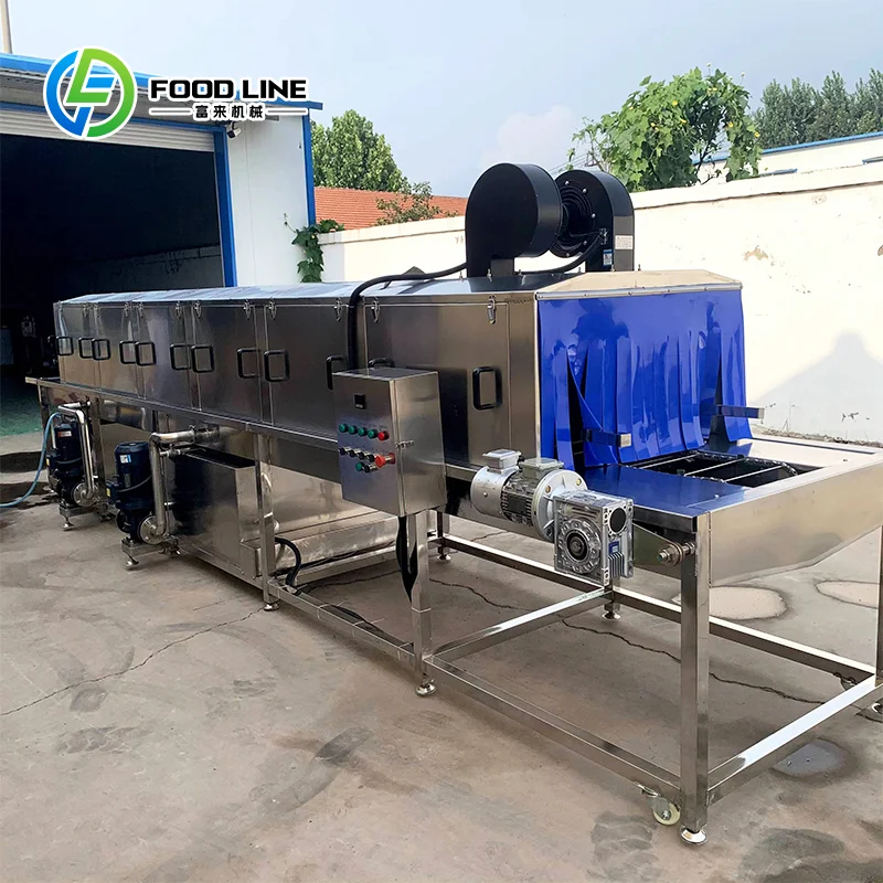 Heavy-Duty Industrial Basket Washer Machine Automatic Plastic Pallet Crate Washing Cleaning System FL Customized
