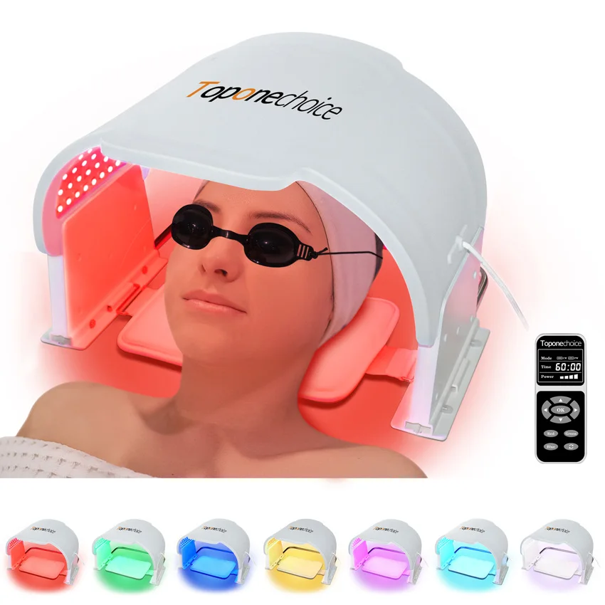 7 colores 330 Uds 3 en 1 LEDs mascarilla equipo PDT dispositivo de SPA rejuvenecimiento de la piel terapia de luz máquina de belleza corporal Facial