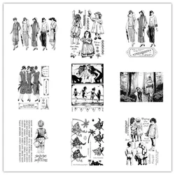 New Arrival Girl Clear Stamps 2022 For Scrapbooking Paper Making Lady Children Friendship Account Craft Card Transparent Seal