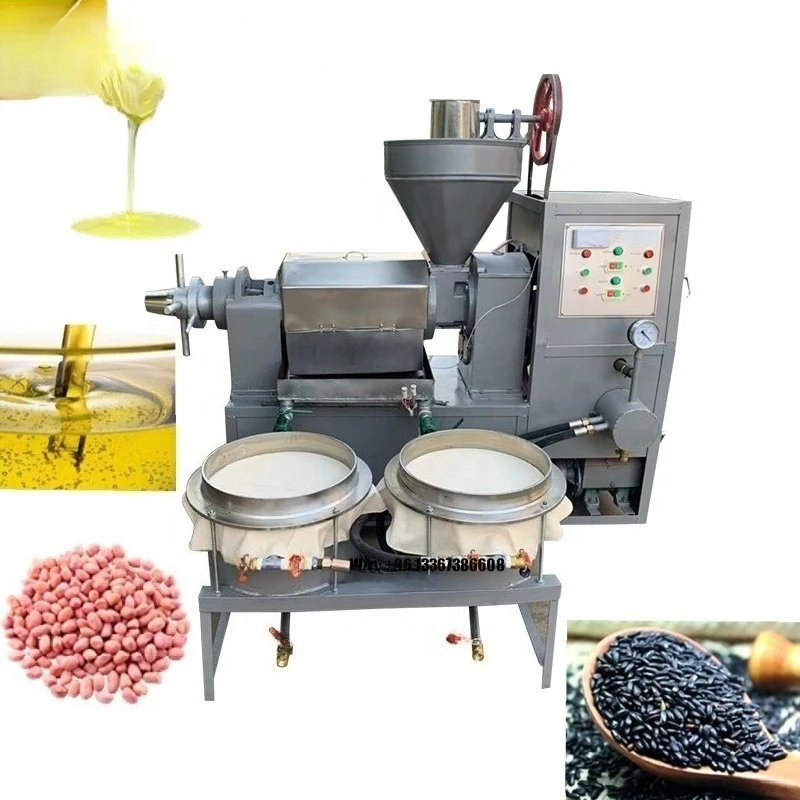 Fully automated commercial oil extraction equipment for processing coconut and olive oil peanut rapeseed flaxseed in large facto