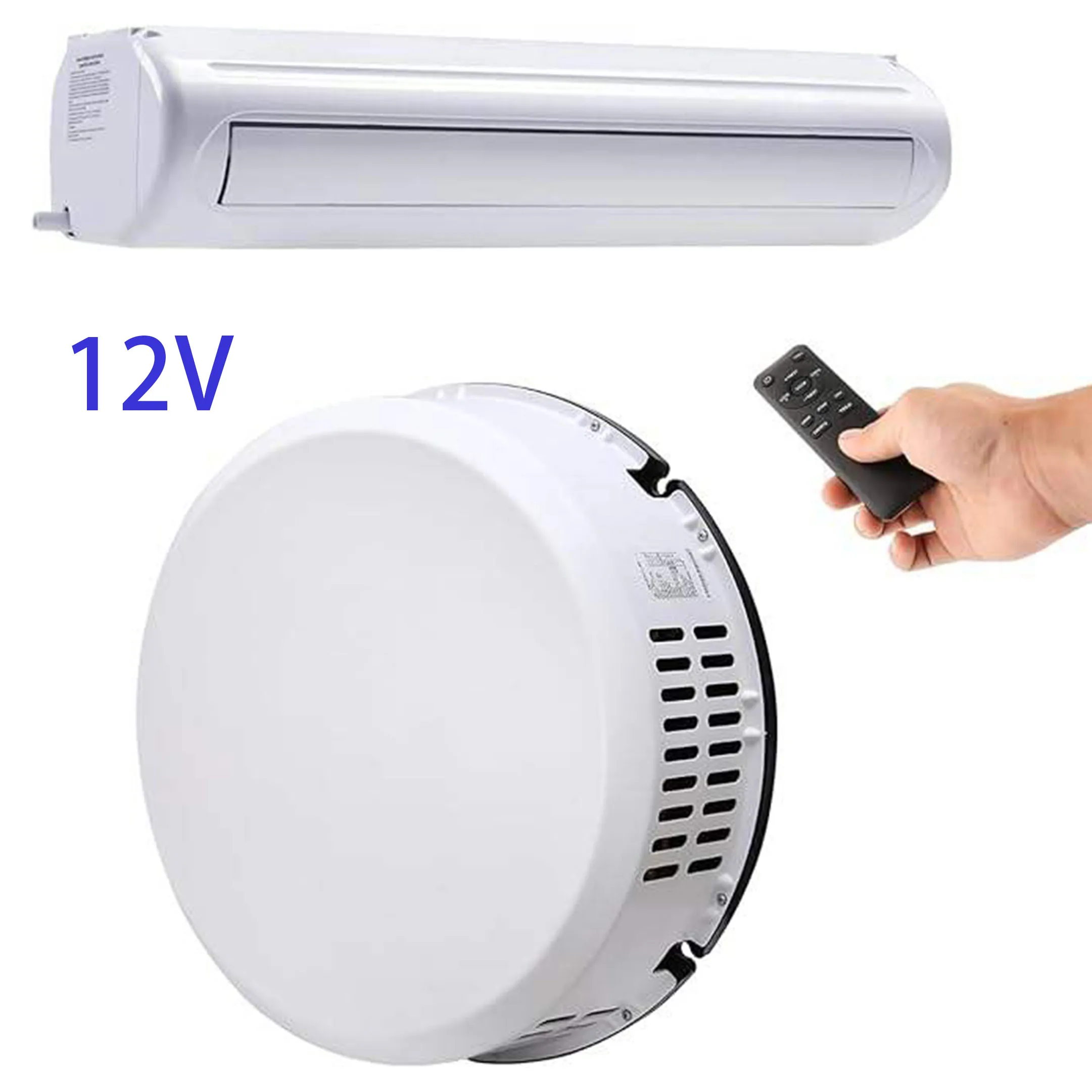 12V DC Split Air Conditioner, Universal AC Unit for Off-Road Vehicles, RVs, Campers, Trucks, Trailers