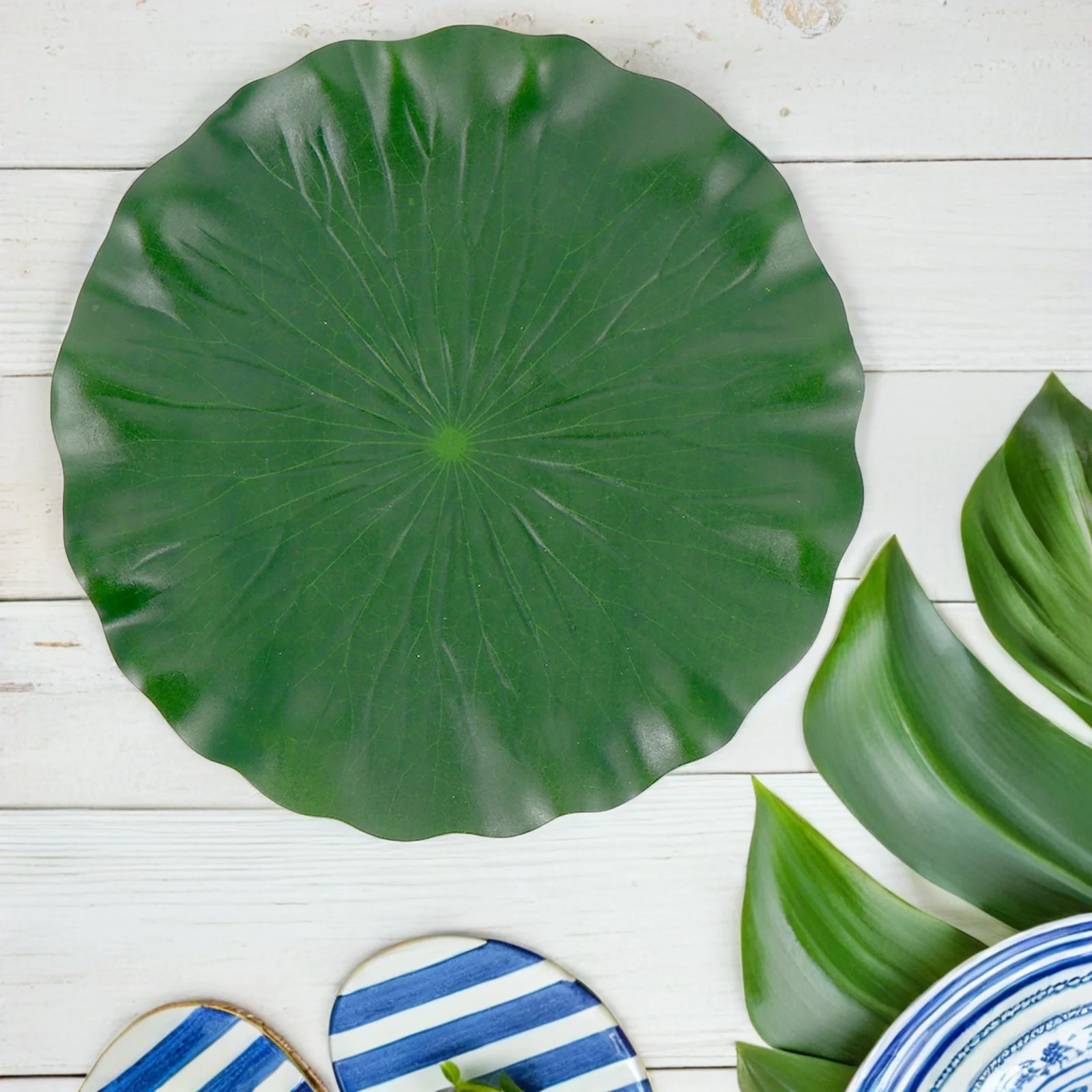 

Olive Tree Simulated Lotus Leaf Work Aquarium Eva Pond Decor Fish Tank Decoration
