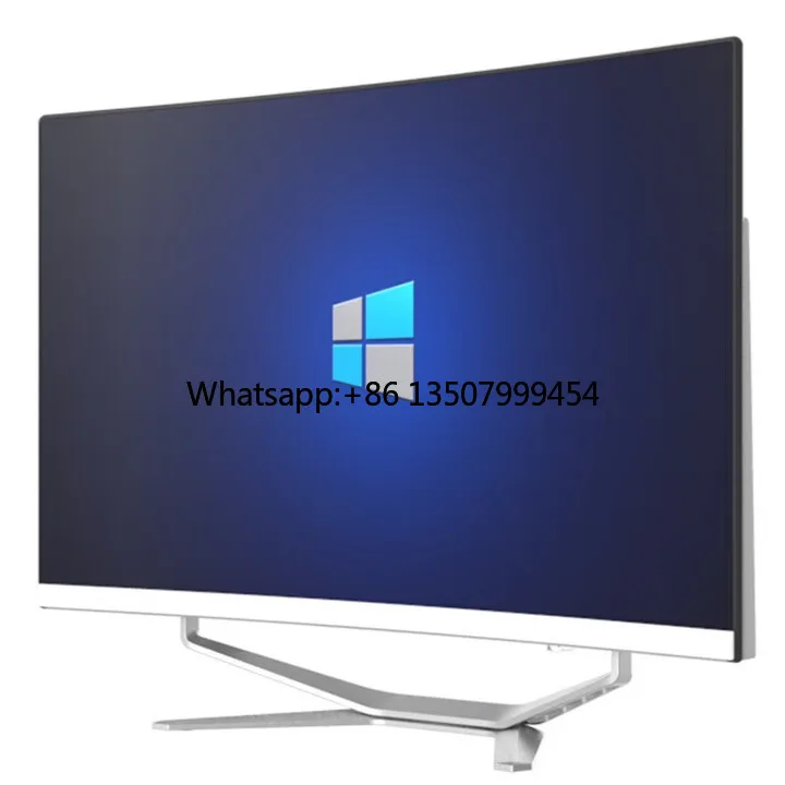 Core I7 Aio Computer Gamer Pc Monoblock Curved Monitor Computadora 8gb 16gb 32gb Ram 1tb Ssd Home All in One Pc