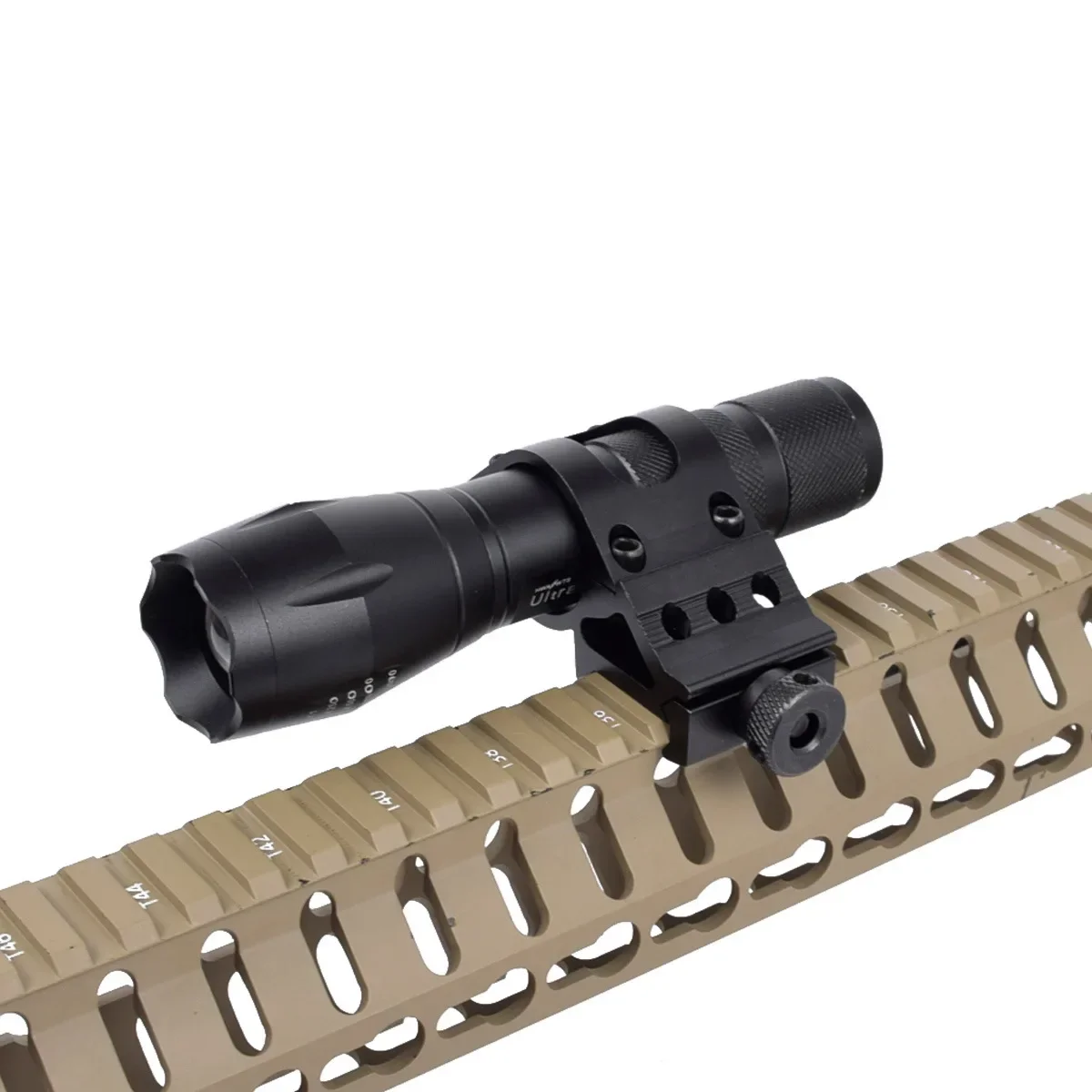 45도 25.4mm 오프셋 사이드 마운트 건 토치 손전등 홀더 스코프 마운트 20mm Picatinny 위버 레일 라이트 마운트 어댑터