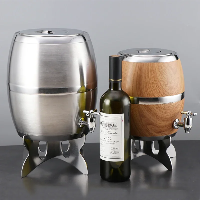 

Stainless steel Zhasheng beer barrel, red wine barrel, double-layer insulation with faucet