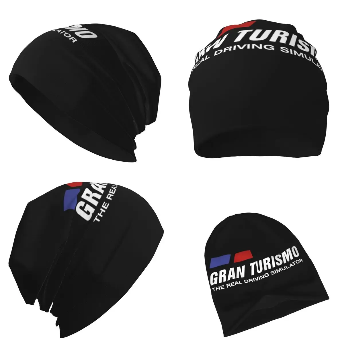 

Gran Turismo Warm Knitted Cap Hip Hop Bonnet Hat Autumn Winter Outdoor Beanies Hats for Unisex Adult