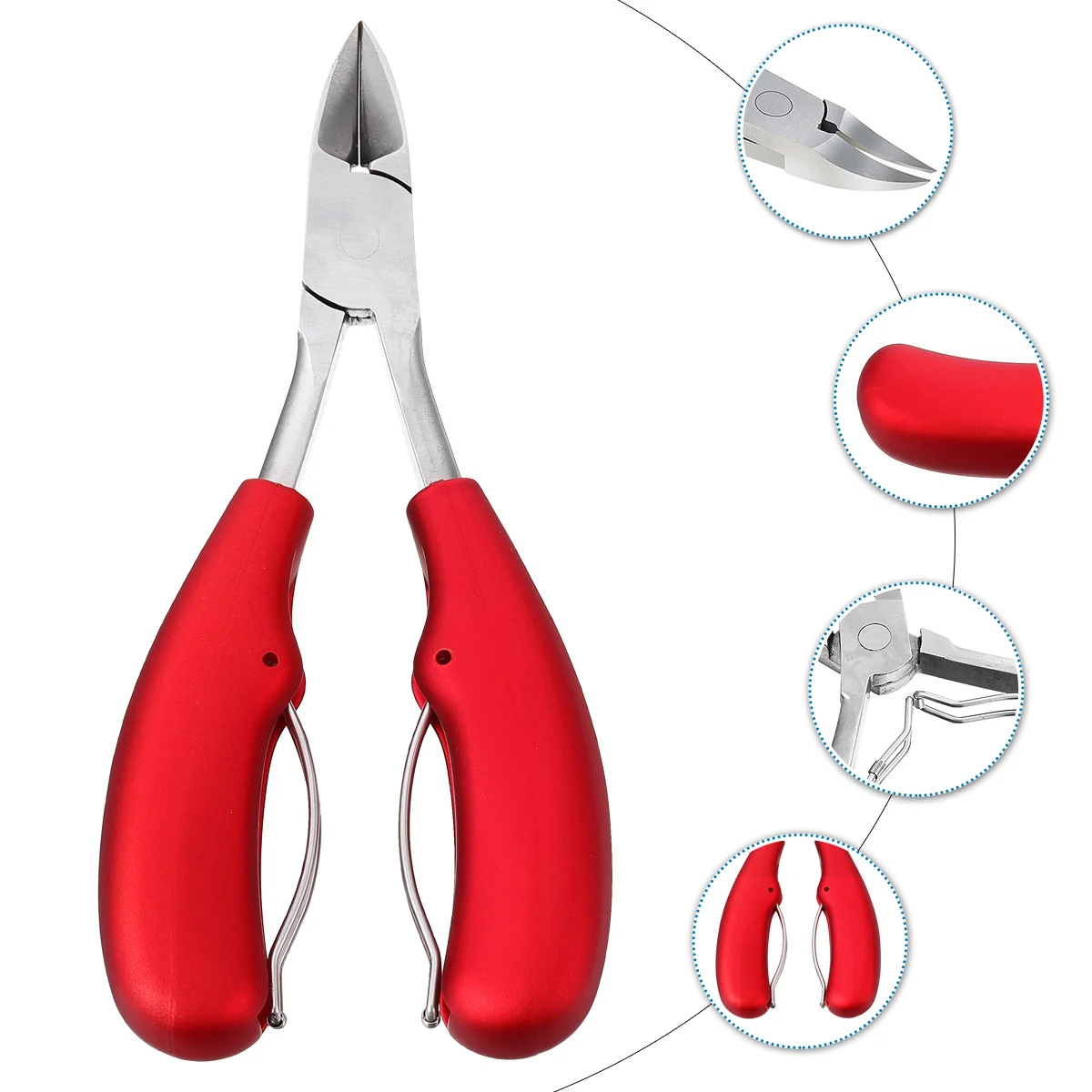 

1Pcs Premium Clippers Surgical Grade Toenail Nippers for Overgrown Cuticles and Dead Skin Rust Resistant Durable Tool