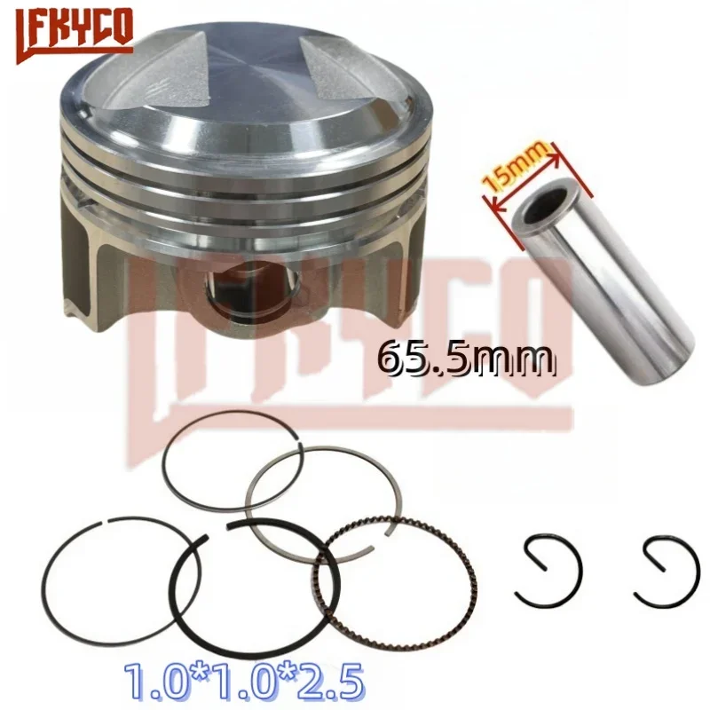 Engine Parts 65.5mm Bore for Honda CB250 CRF 230F SL XR 230 CG200 To CG250 High Compression Piston Pin Kit Motorcycle Accesories