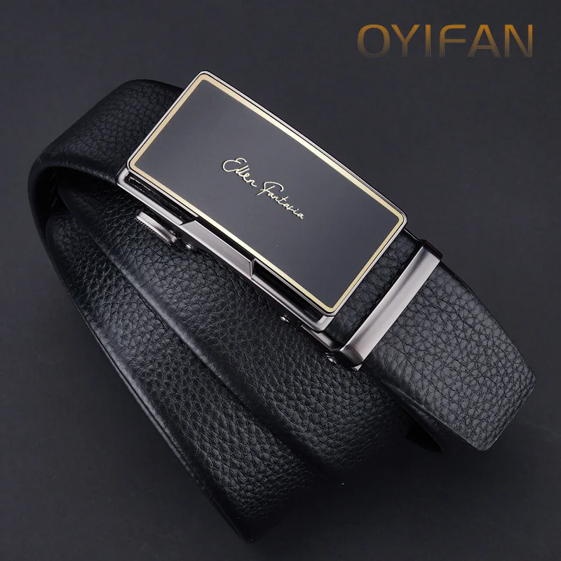 Genuine Leather Automatic Men Belt Luxury Strap Belt for Men Designer Belts Men High Quality Fashion Belt