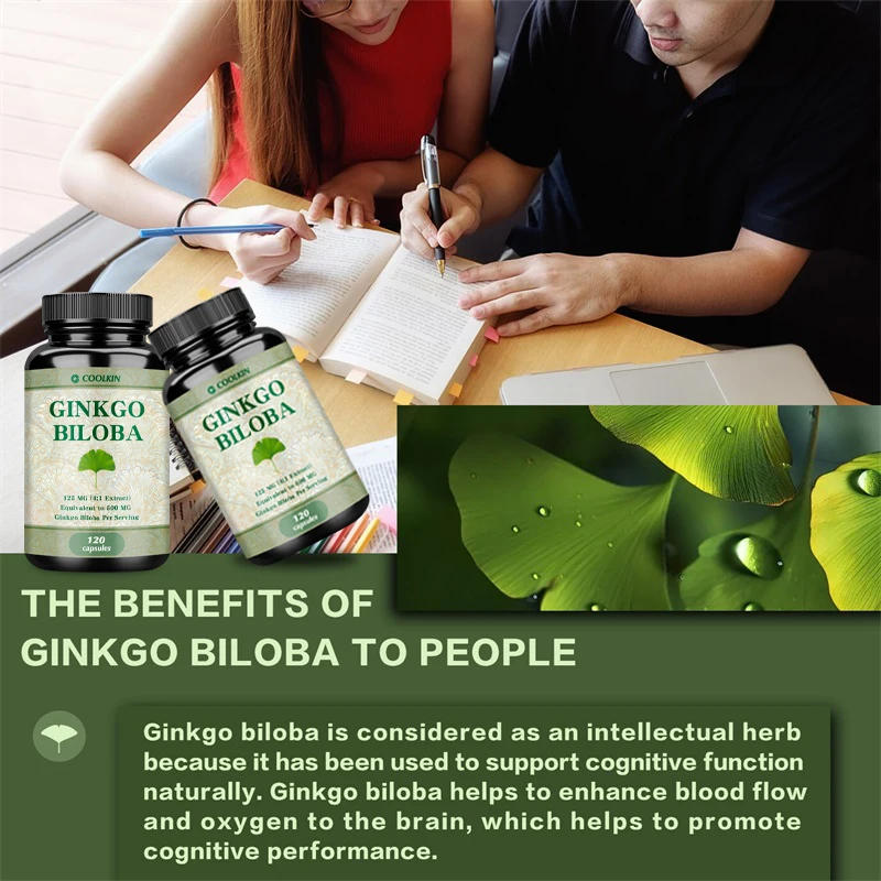 Ginkgo Biloba - Improves Memory and Cognitive Function, Promotes Brain Health