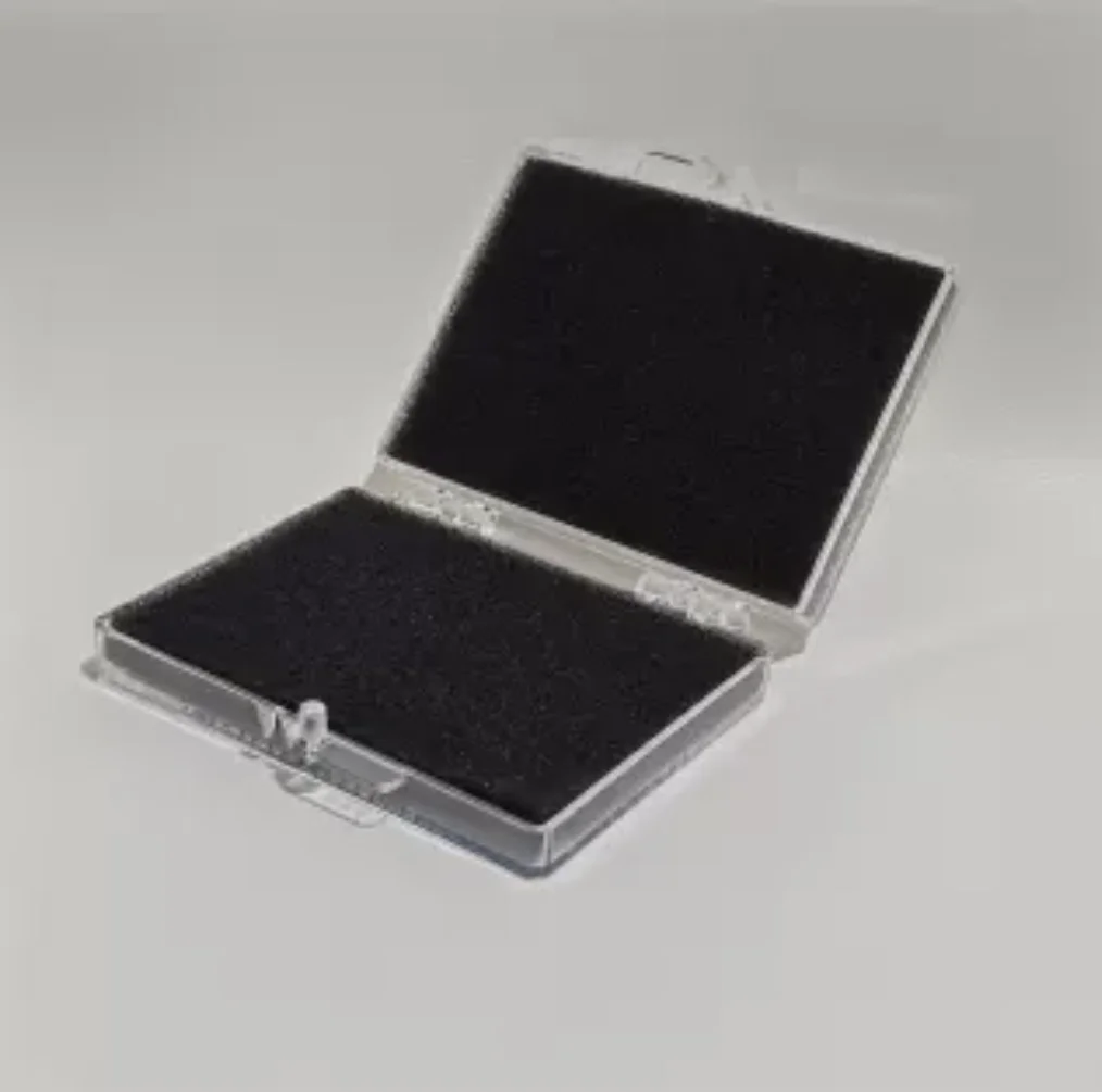 PS Plastic Square Sponge Box 55x55x10mm - Shockproof Storage for BGA IC Chip & Silicon Crystal Electronic Component Samples