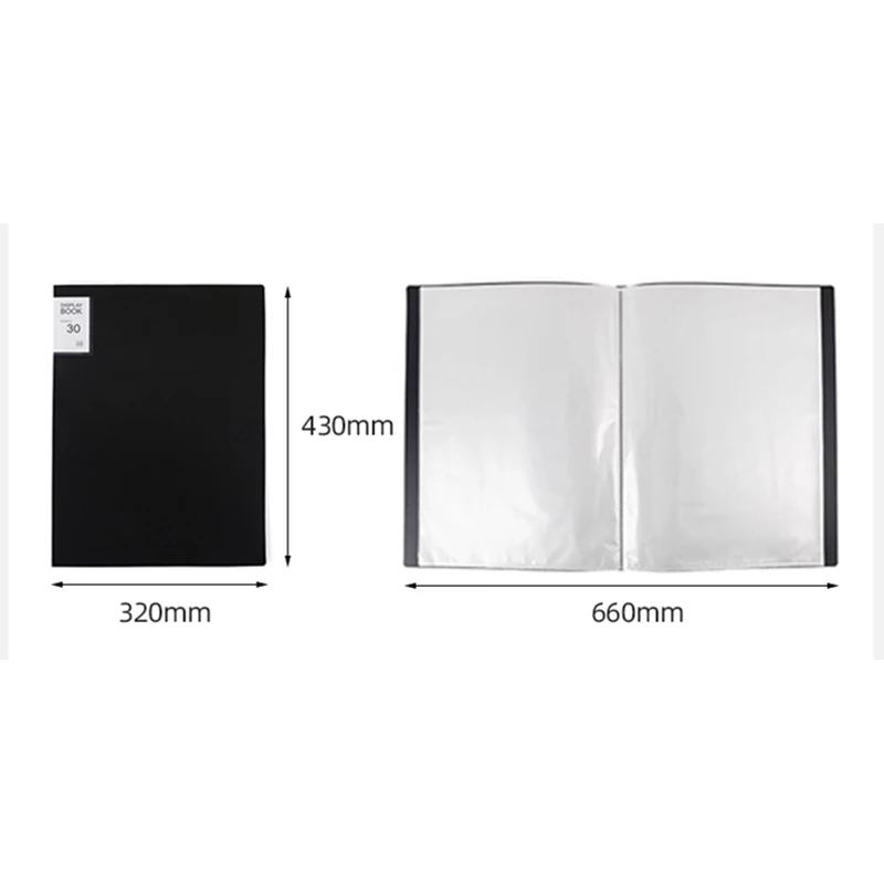 A3 Information Booklet 20-30 Bag Document Storage Folder Art Works, Engineering Drawings Storage Booklet Insert Folder