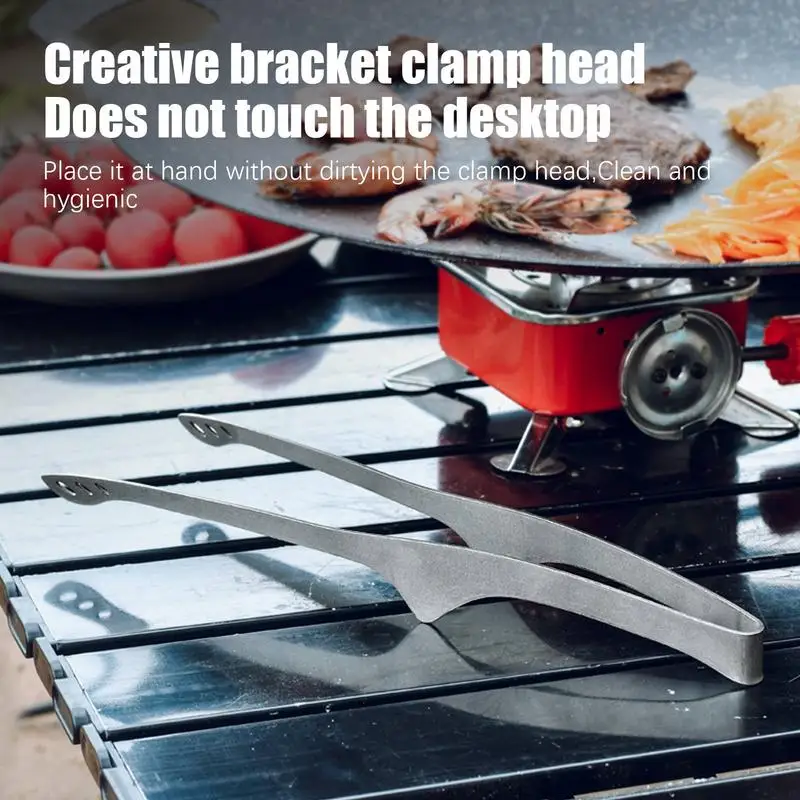 Grill Tongs Cooking Utensils Tongs Heat Resistant Cooking Utensils For Outdoor Barbecue Camping Buffet Kitchen Serving