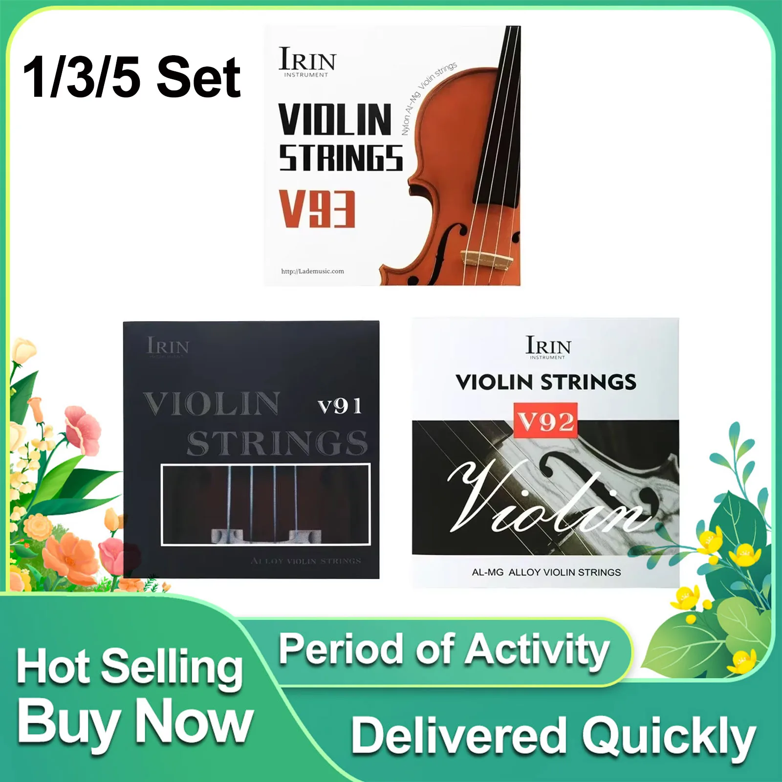 3/5 Set Irin Violin…