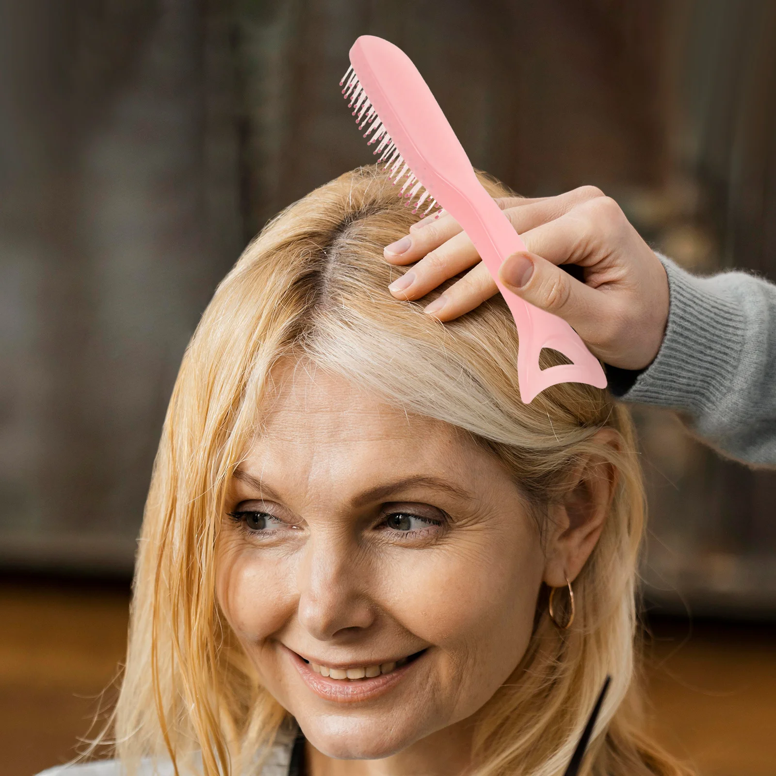 

Mermaid Tail Hair Comb Fine Tooth Detangling Scalp Massage Brush Anti Static For Wet Dry Hair Salon Spa Scalp Care Gua Sha