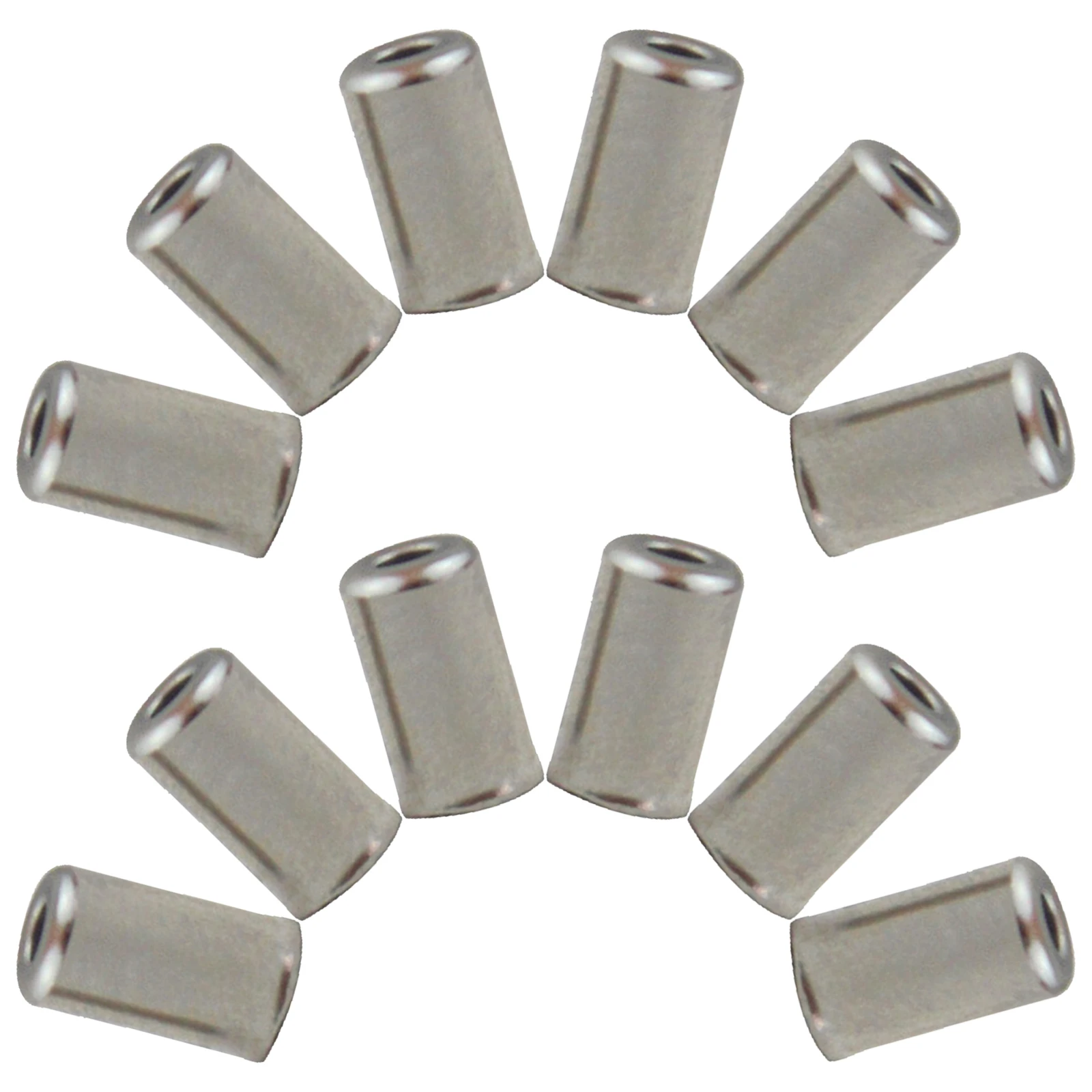 

100Pcs Cable Tips Caps Premium Metal Brake End Tip Caps for Bicycle Gear Shift and Brake Cable Wire Protection Ferrules