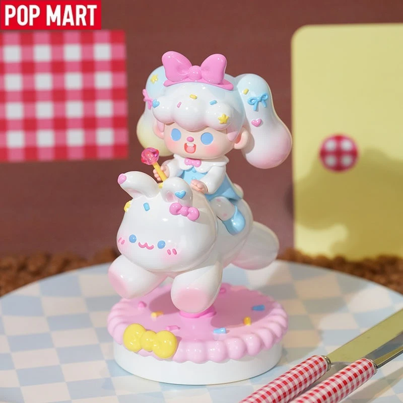 

POP MART SUPERCUTU - Вращающийся Ароматный Кролик (Лимитированная серия) — Милый и неожиданный подарок в стиле каваи, аниме-фигурка-сюрприз на день рождения