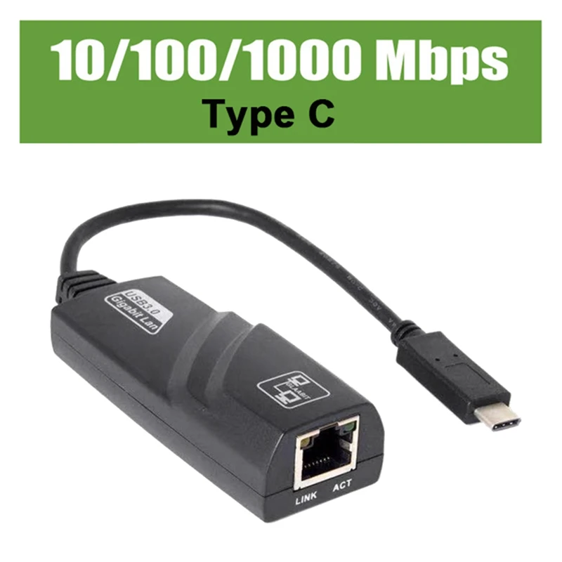 1000Mbps Fast LAN Wired To Rj45 Ethernet Adapter Network Card For PC  Windows 10 Laptop