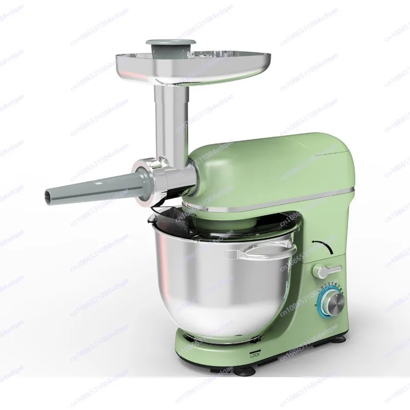 Multi-function mixer stainless steel bowl rack design Electric manual dual mode