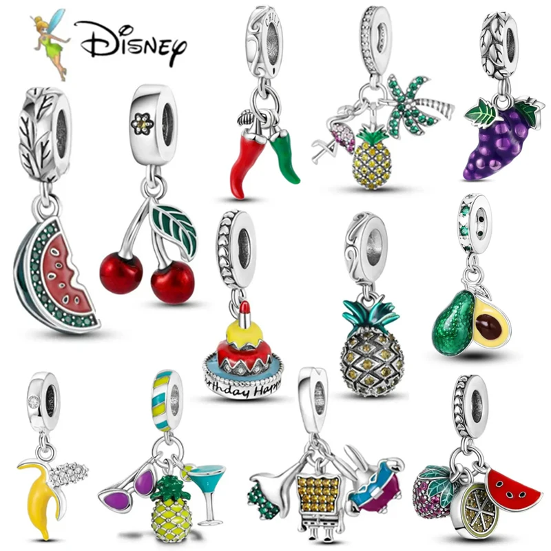 2024 Hot selling creative fruit series pendant Original popular charm fashion suitable for DIY women's party exquisite jewelry