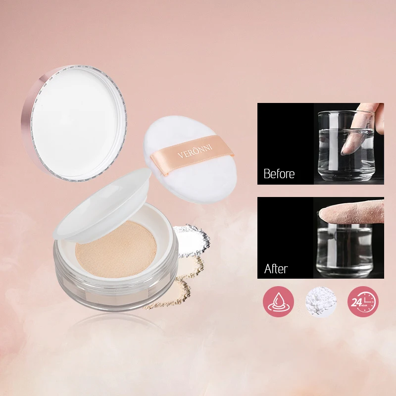 Light Air Loose Powder Lightweight Air Feel Face Powder Matte Makeup Oil Control Cover Cosmetics Makeup Holding & Setting Powder