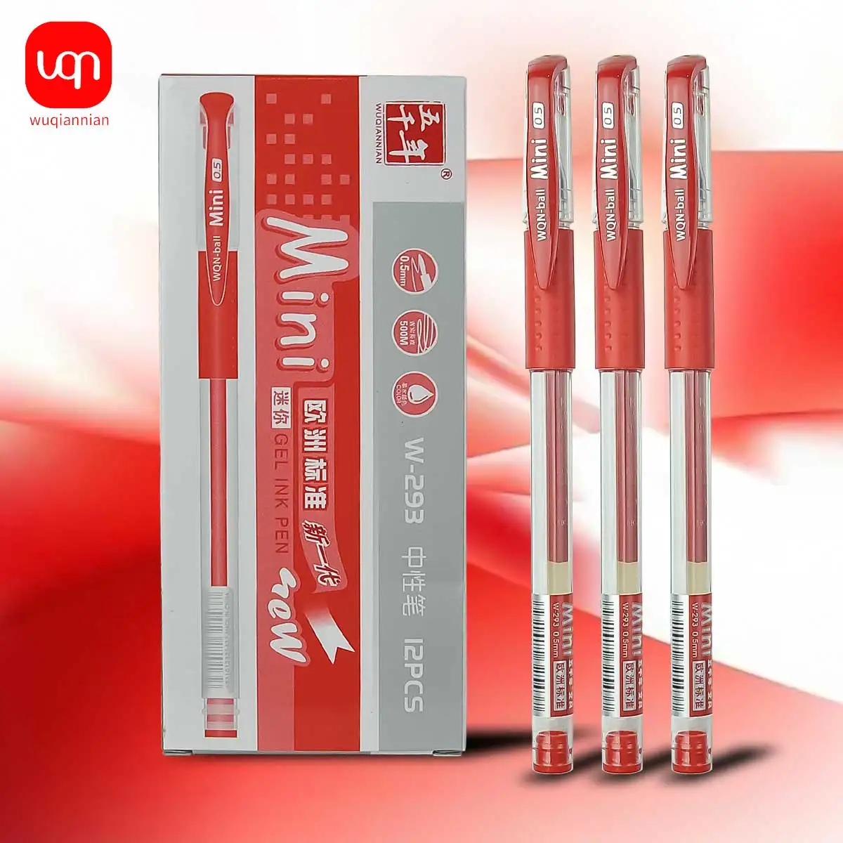 Teacher'sRed Pen, Used For Grading Papers And Assignments, 0.5mm Tip, Scoring Pen, School Supplies, Quick Drying 3/6pcs