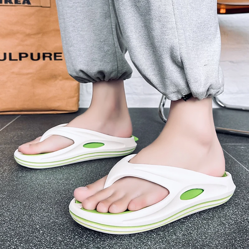 

Men Simple Matte Rubber Slides One-Piece Forming Flexible Wear Resistant Anti Slip Shower Outdoor Beach Daily Lazy Shoes