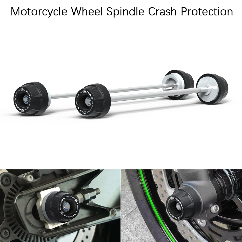 

For Honda CB750 2023-2026 Front Rear Wheel Protector Axle Fork Crash Slider Fit Accessories