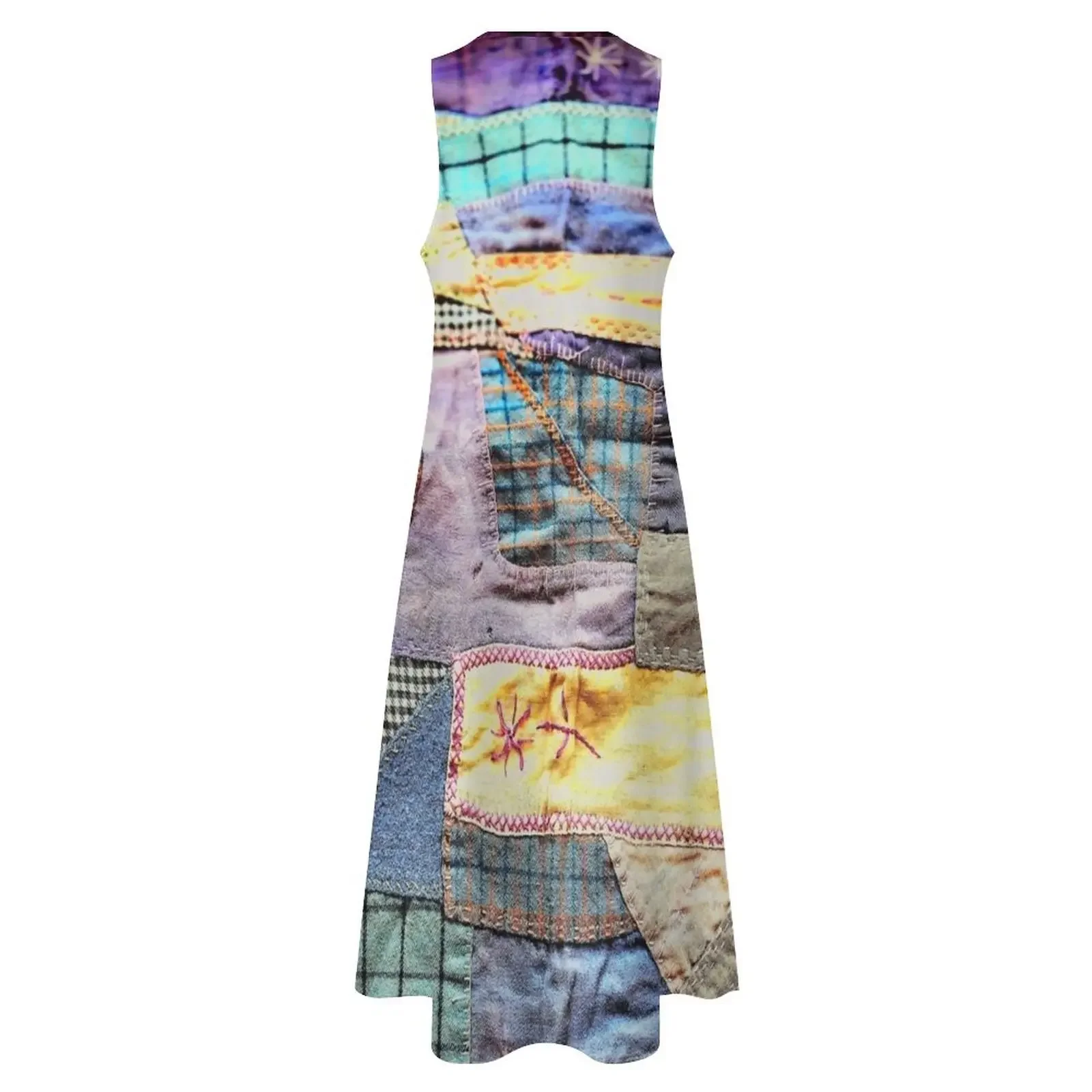 A crazy quilt kind of day Long Dress clothing women summer 2025 Womens dresses prom dress 2025 Women's summer dresses Dress