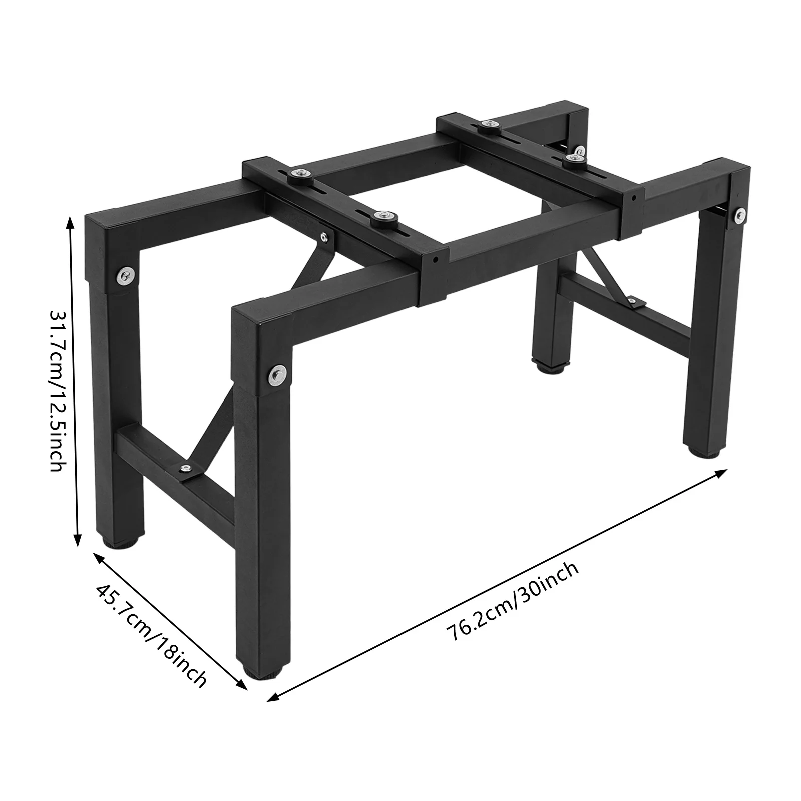 

Air Conditioner Support Base Mini-Split Ground Stand with Pair Gloves, Carbon Steel Ground Stand 60kg/132.28 lbs Load Capacity