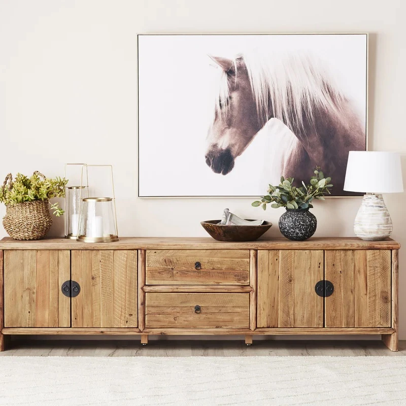 Uniquely designed TV universal board and side panel cabinets
