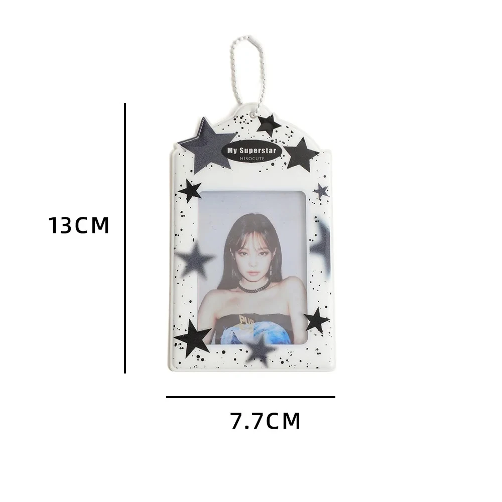 Kawaii Star 3-дюймовый держатель для открыток, альбом для открыток, красочная сумка для хранения карточек, сумка для фотографий Kpop Idol, органайзер для сбора карт, канцелярские принадлежности