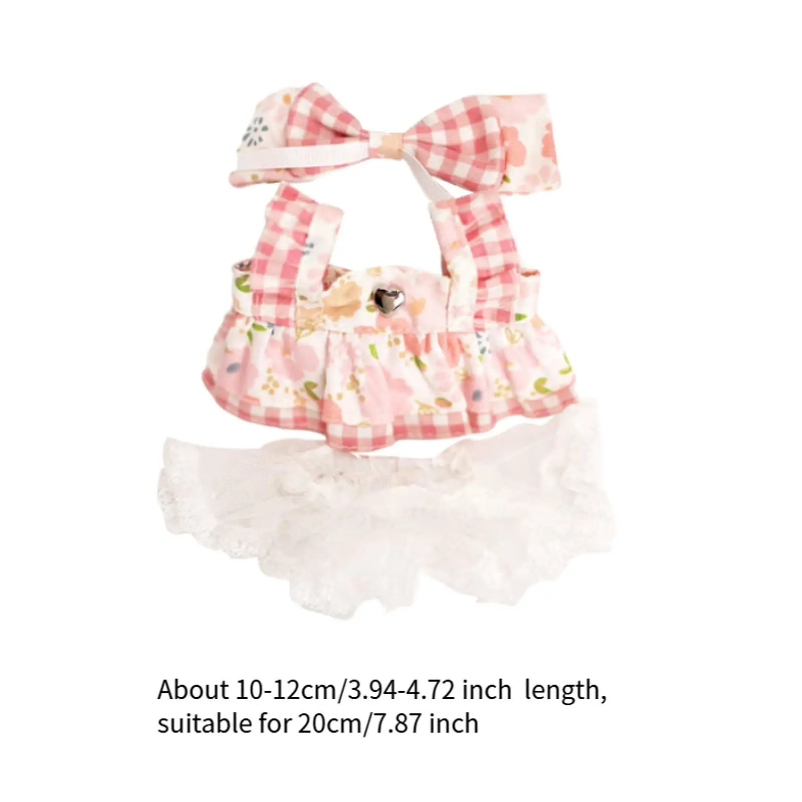 20cm 봉제 인형 드레스 인형 옷 DIY 인형 장난감 여자아이 선물 사진 소품 부드럽고 세련된 드레스업 인형 의상