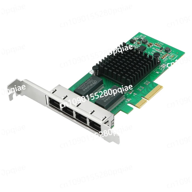 

New PCIE 4-port Gigabit Server NIC Intel NIC Soft Route Virtualization I350-T4