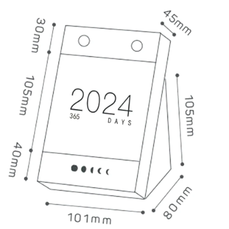 Настольный календарь, саморегулирующийся Настольный календарь с перфорацией, со страницей списка указов, ваш личный ежедневник, календарь для офиса