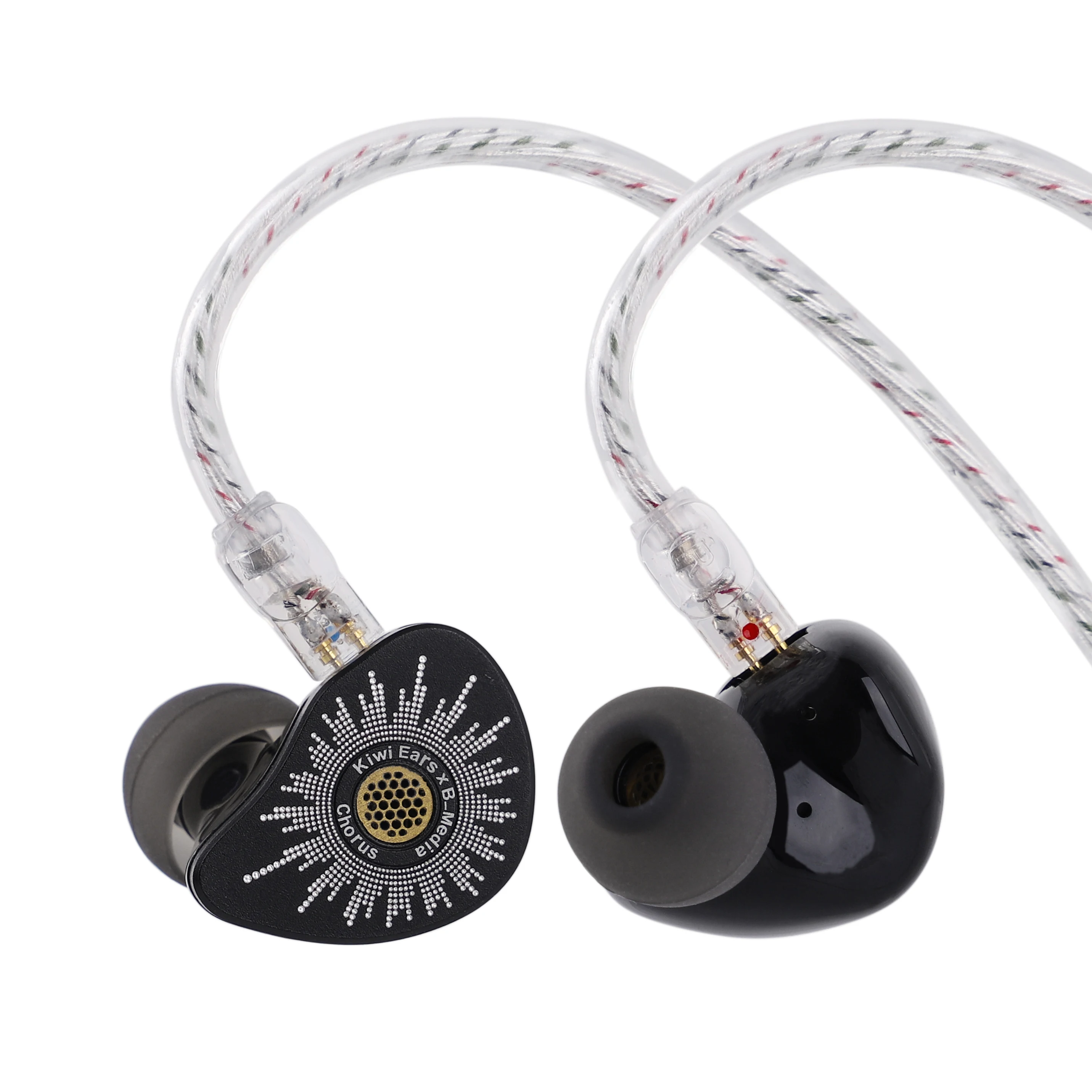 Kiwi Ears x B_Media: Chorus DLC Diaphragm Dynamic Driver IEM Earphones with Tailored Cable Ecosystem