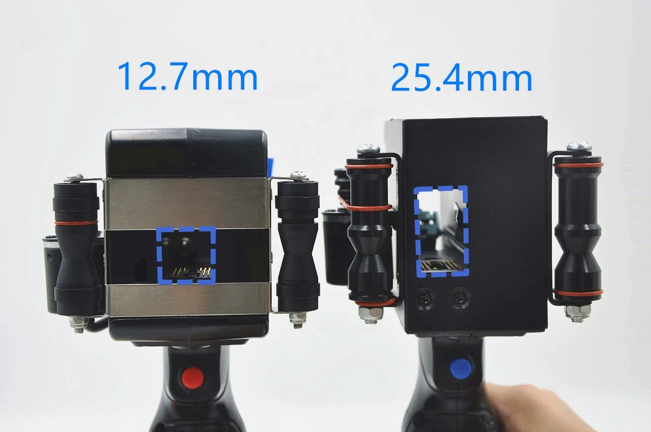 ポータブル手動インクジェットプリンター、サーマルハンドヘルド印刷機、プラスチックバッグ、カートン、有効期限、バッチ、QRバーコードコーダー