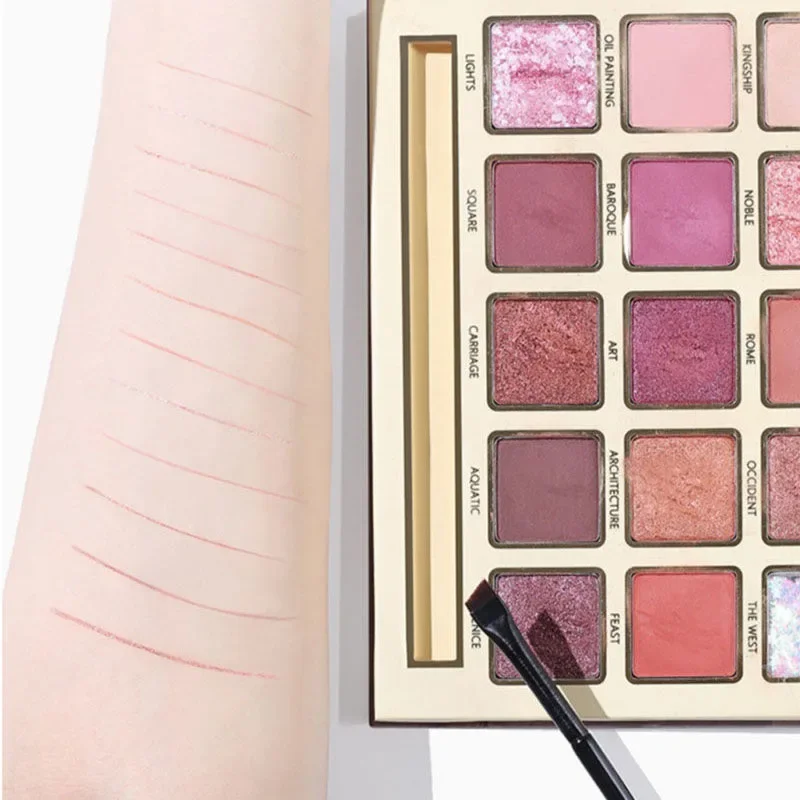 แปรงแต่งหน้ารุ่นอัพเกรด แปรงอายไลเนอร์แบบใบมีดบางเฉียบ แปรงเขียนคิ้วแบบแบน มุมเฉียงเล็ก