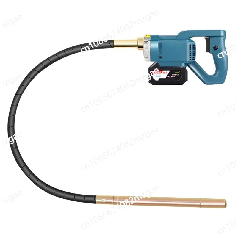 Handhled Concrete Vibrator Tool  Small Rechargeable Cement Vibrator Cement Air Bubble Remover 2m Hose