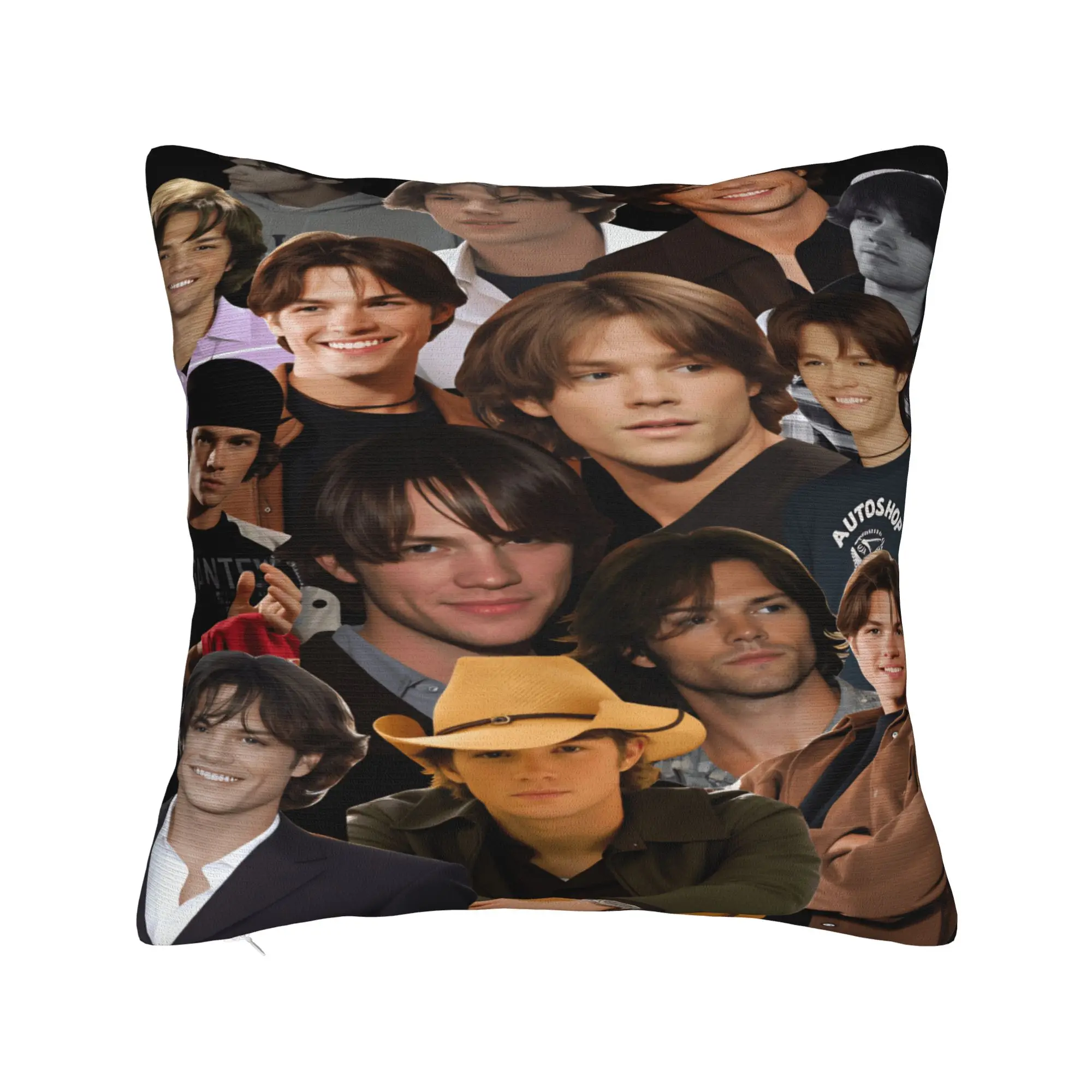 Sam Winchester Supernatural Pillow Case  Print Pillow Cover Cute Funny Cushion Cover For Sofa Couch Bed Living Room