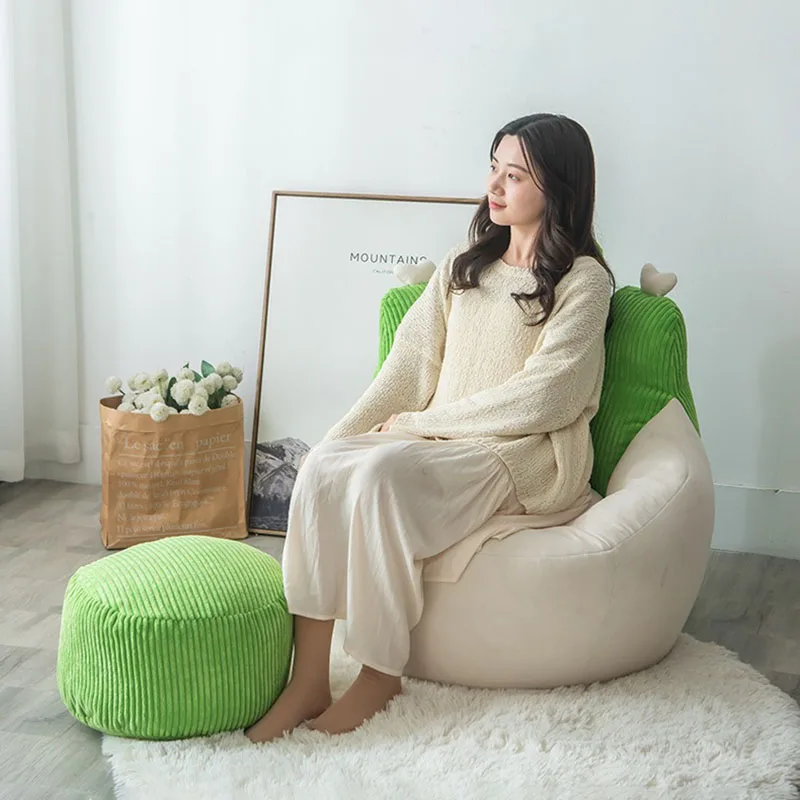 Living Room Bean Bag Sofa Filling Bags Leisure Armchair Giant Tatami Couch Chair  Bedroom Leisure Sofa Creative Design Furniture