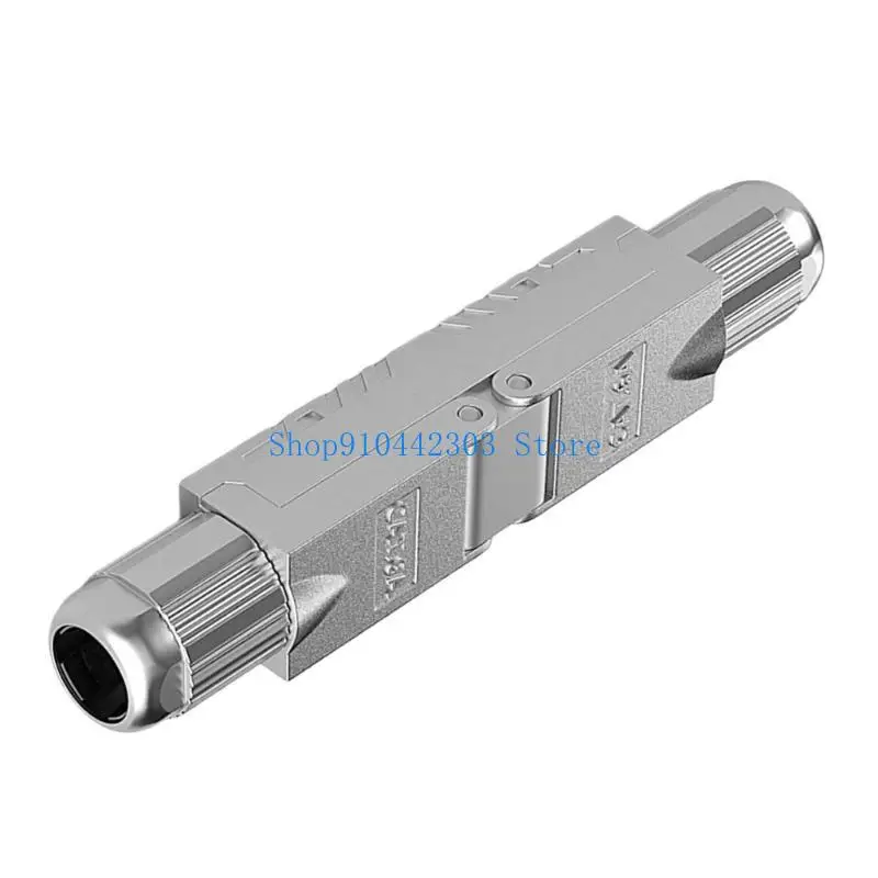

L4MD Tool Less RJ45 Coupler for Seamlessly Ethernet Cable Extension, Suitable for Cat7/Cat6A Networking Cable Connectors