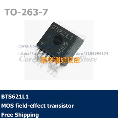 5/10pcs  BTS621L1 BTS621 BTS621L TO-263 MOS field-effect transistor IC Best quality