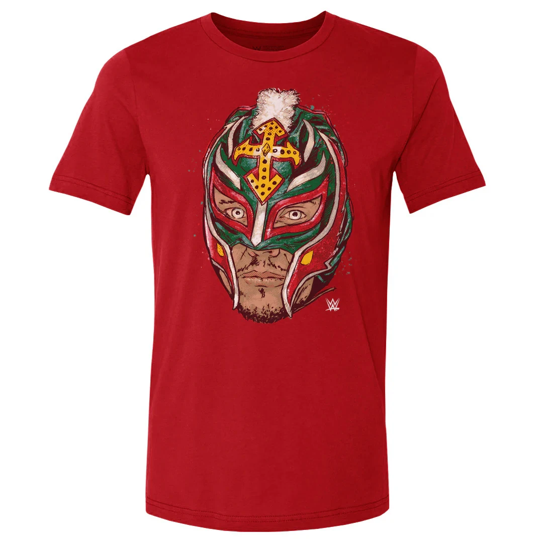 2024 Summer Men's 3D Printed Wrestler Rey Mysterio T-shirt Children's Street Sports Top