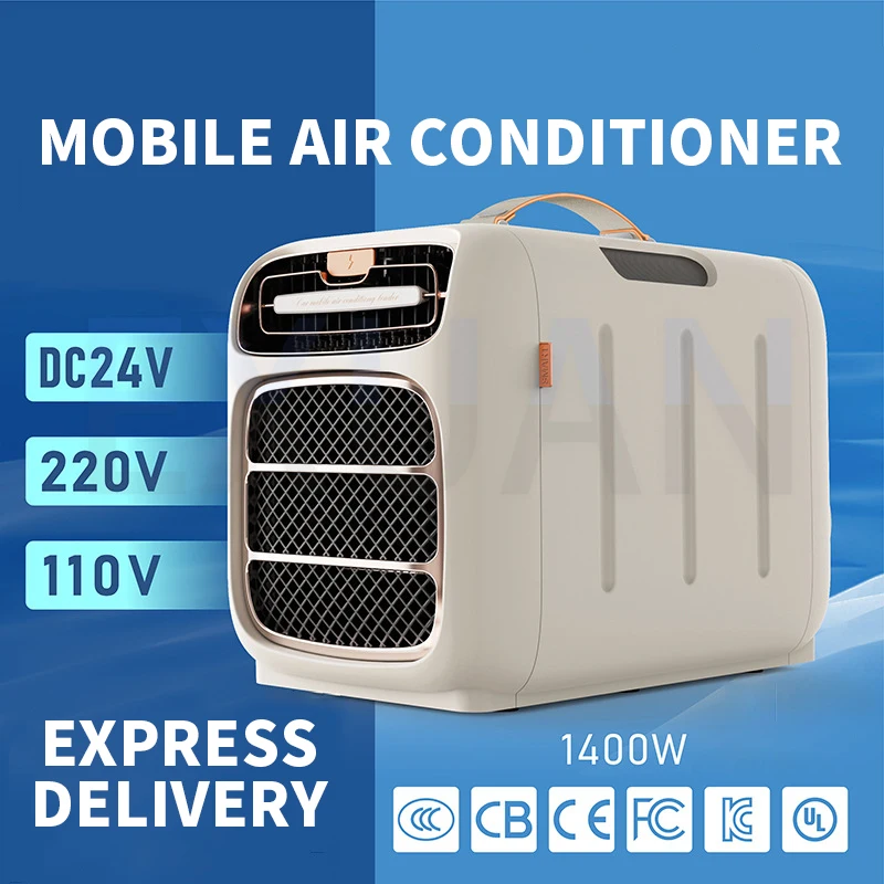 

4200BTU Portable Air Conditioner For Rv Truck Parking Camping Tent Indoor Outdoor Cooling Compact Quiet With Remote Control