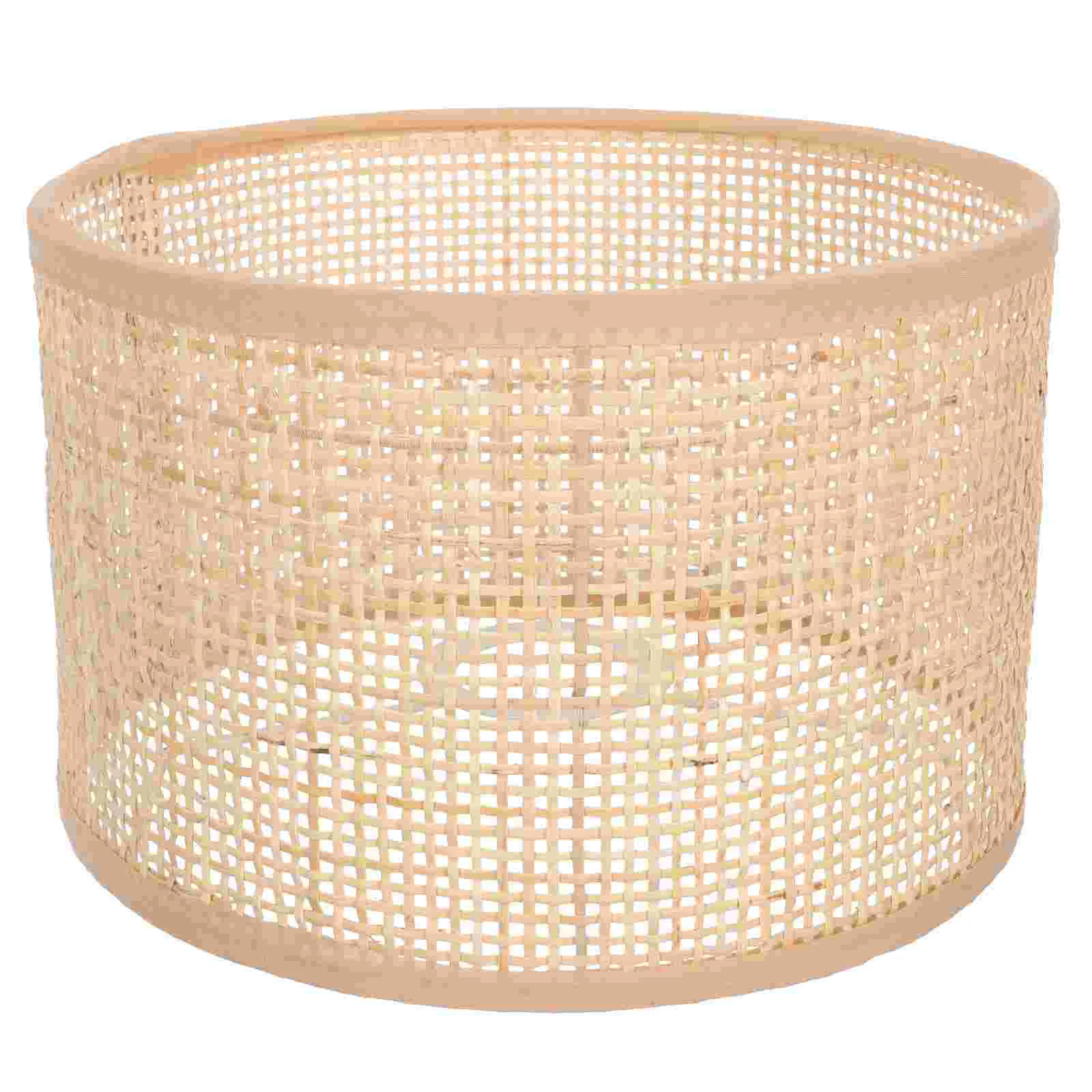 

Woven Lampshade Decorative Home Retro Rattan Light Ceiling Manual Hotel Chimney