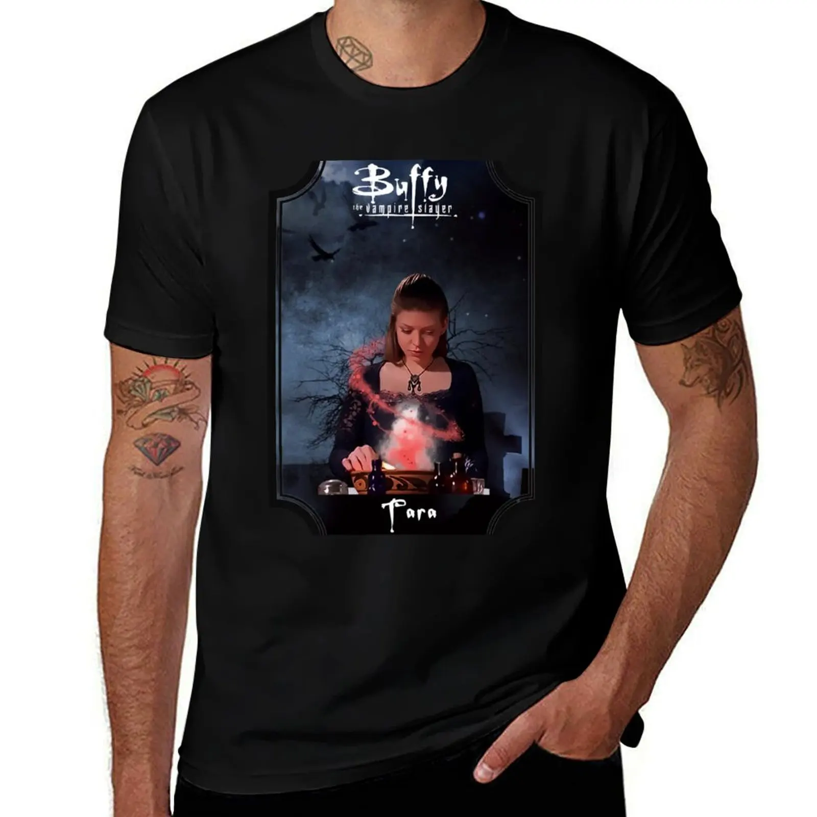 BUFFY - TARA MACLAY Sticker T-Shirt Breathable Sportswear for Men T-Shirt