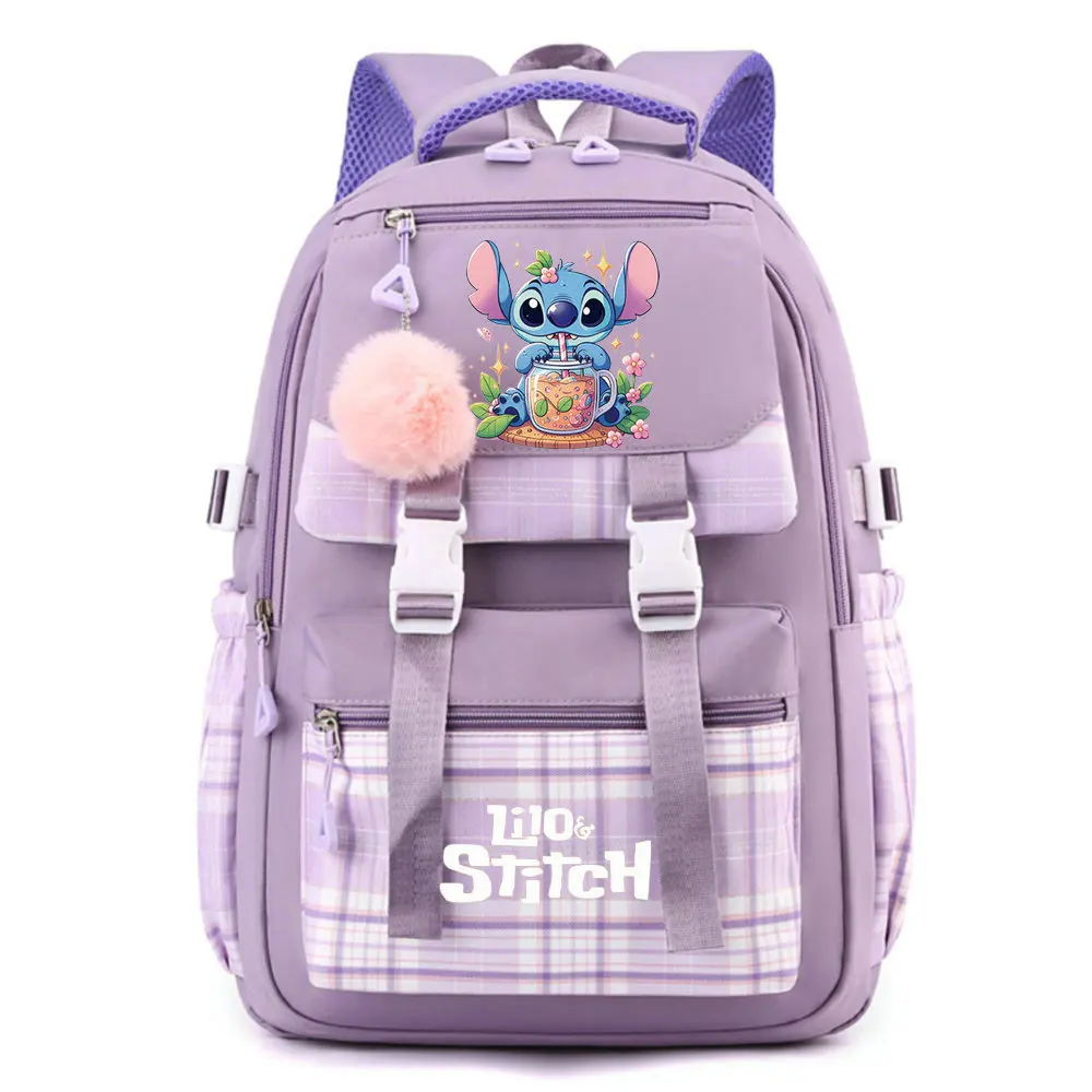 Lilo And Stitch Backpack Teenager Girl Boy BookBag Laptop Rucksack Cute Junior School Student School Bag Mochila Female Male